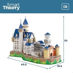 3D-pulma New Swan Castle Colorbaby, 95 d, 6 kpl. hinta ja tiedot | Palapelit | hobbyhall.fi