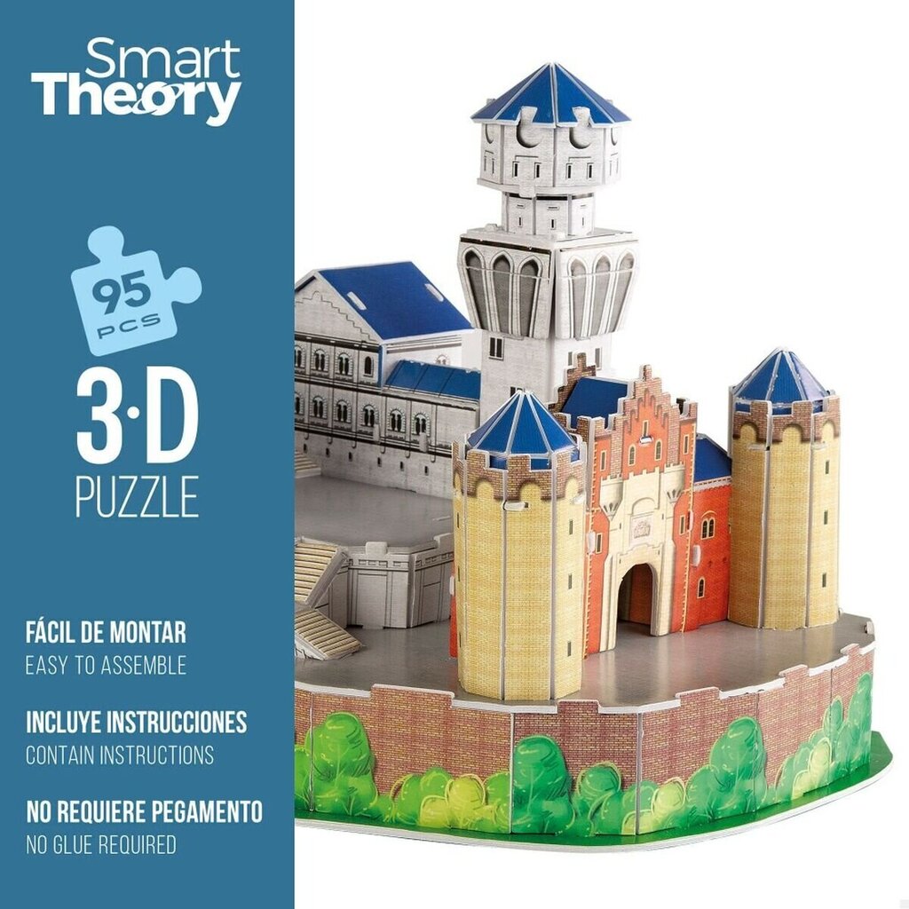 3D-pulma New Swan Castle Colorbaby, 95 d, 6 kpl. hinta ja tiedot | Palapelit | hobbyhall.fi