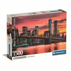 Palapeli Clementoni East River iltahämärässä, 1500 hinta ja tiedot | Palapelit | hobbyhall.fi