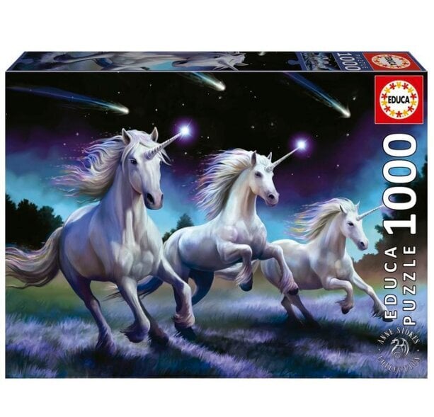 Palapeli Educa Unicorns Anne Stokes, 1000 d. hinta ja tiedot | Palapelit | hobbyhall.fi