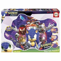 Puzzle Sonic Prime, 250 d. hinta ja tiedot | Palapelit | hobbyhall.fi