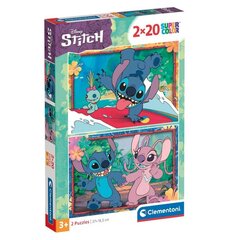 CLEMENTONI palapeli 2x20 SuperKolor Stitch 24809 hinta ja tiedot | Palapelit | hobbyhall.fi