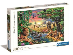 Palapeli 2000 palaa Clementoni HQ Afrikan eläimet 32081 hinta ja tiedot | Palapelit | hobbyhall.fi