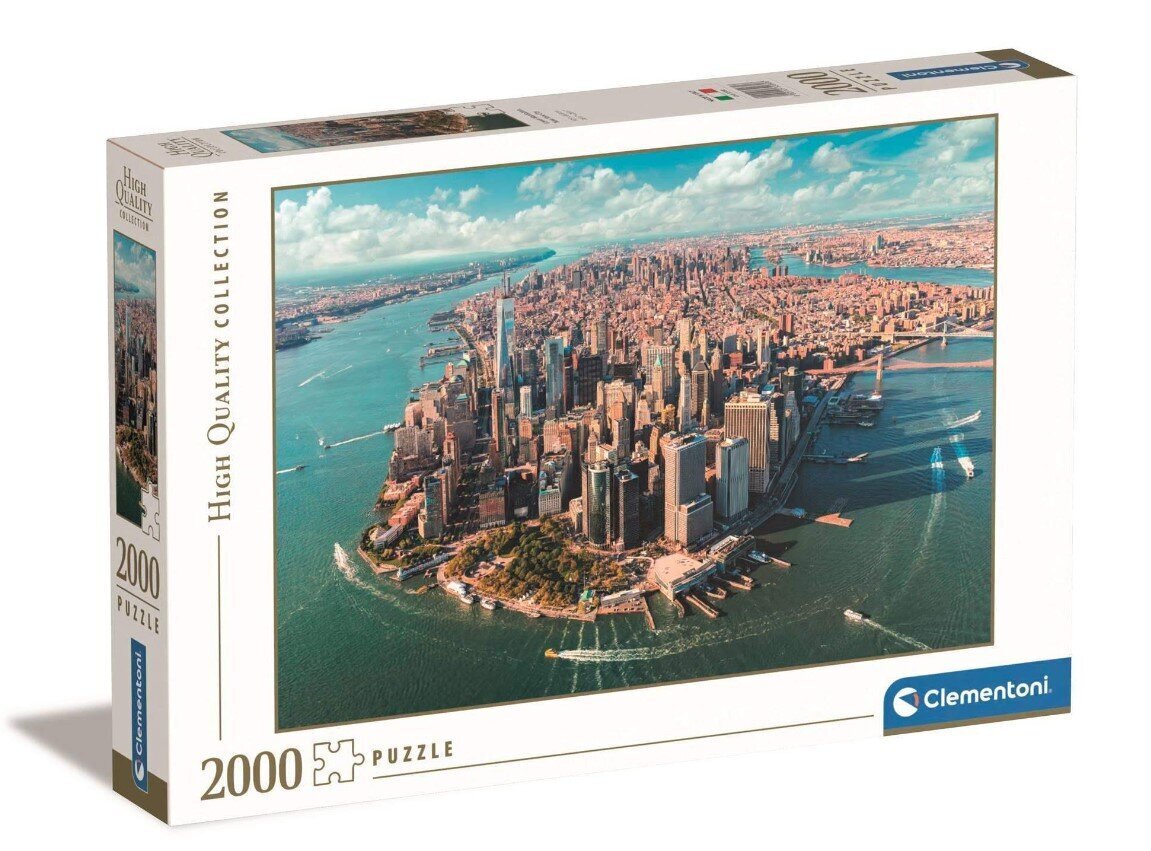 CLEMENTONI palapeli 2000 HQ Lower Manhattan NewYork 32080 hinta ja tiedot | Palapelit | hobbyhall.fi