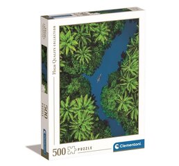 CLEMENTONI palapeli 500 HQ Tropical Aerial view 35520 hinta ja tiedot | Palapelit | hobbyhall.fi