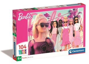 CLEMENTONI palapeli 104 SuperKolor Barbie 25752 hinta ja tiedot | Palapelit | hobbyhall.fi