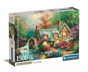 CLEMENTONI palapeli 1500 Compact Country Retreat 31711 hinta ja tiedot | Palapelit | hobbyhall.fi