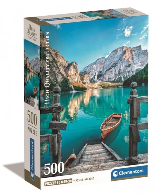 500-osainen palapeli, Braies-järvi, värikäs hinta ja tiedot | Palapelit | hobbyhall.fi