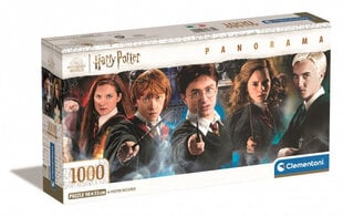 CLEMENTONI palapeli 1000 Panorama Compact HarryPotter 39874 hinta ja tiedot | Palapelit | hobbyhall.fi