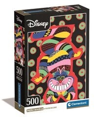 CLEMENTONI palapeli 500 Compact Cheshire Cat 35533 hinta ja tiedot | Palapelit | hobbyhall.fi