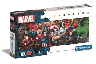 CLEMENTONI palapeli 1000 Panorama Marvel 39839 hinta ja tiedot | Palapelit | hobbyhall.fi