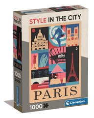 CLEMENTONI palapeli 1000 Compact Paris 39843 hinta ja tiedot | Palapelit | hobbyhall.fi