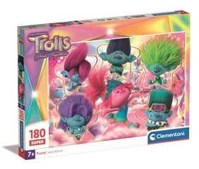 CLEMENTONI-palapeli 180 Brilliant Trolls 3 29069 hinta ja tiedot | Palapelit | hobbyhall.fi