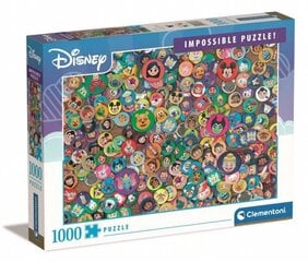 CLEMENTONI palapeli 1000 Disney Impossible 39830 hinta ja tiedot | Palapelit | hobbyhall.fi