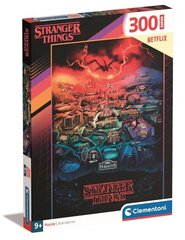 CLEMENTONI palapeli 300 Super Stranger things 21730 hinta ja tiedot | Palapelit | hobbyhall.fi