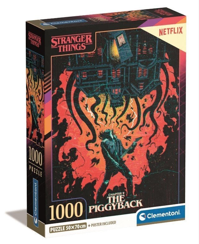 CLEMENTONI palapeli 1000 Compact Netflix StrangerThin.39861 hinta ja tiedot | Palapelit | hobbyhall.fi