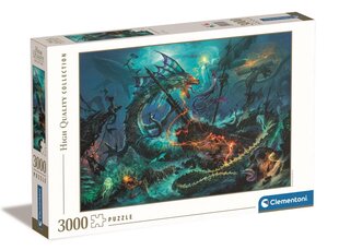 CLEMENTONI palapeli 3000 HQ Vedenalainen taistelu 33023 hinta ja tiedot | Palapelit | hobbyhall.fi