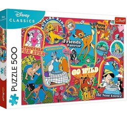 Puzzelit 500 Disney Vuosikymmenten varrella hinta ja tiedot | Palapelit | hobbyhall.fi