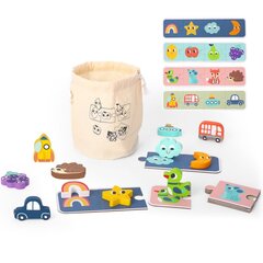 woopie sensory puzzle hinta ja tiedot | Kehittävät lelut | hobbyhall.fi