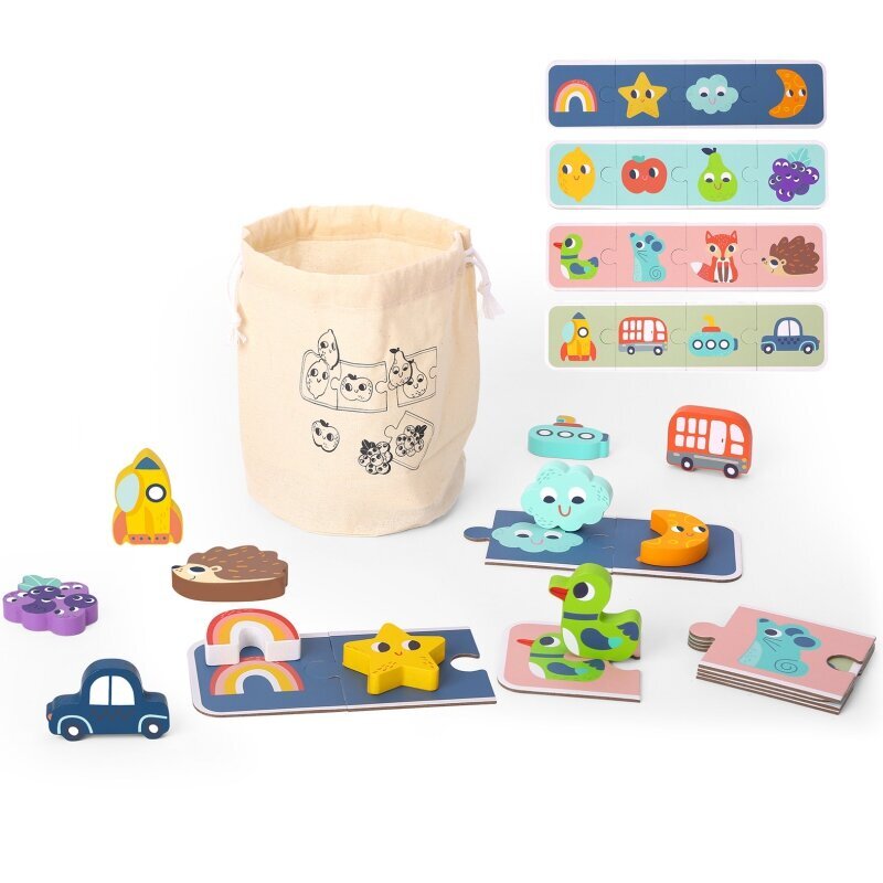 woopie sensory puzzle hinta ja tiedot | Kehittävät lelut | hobbyhall.fi