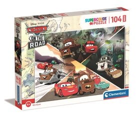 Clementoni Puzzle 104 Maxi SuperKolor Disney Carson.23774 hinta ja tiedot | Palapelit | hobbyhall.fi