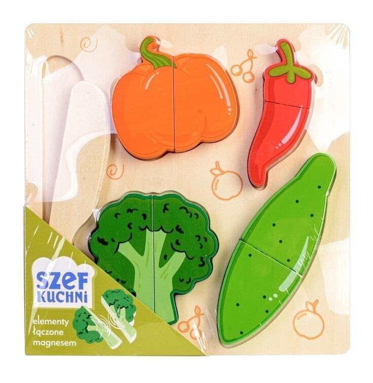 DAFFI Drewno Chef Vegetables2 D-132 41325 hinta ja tiedot | Palapelit | hobbyhall.fi