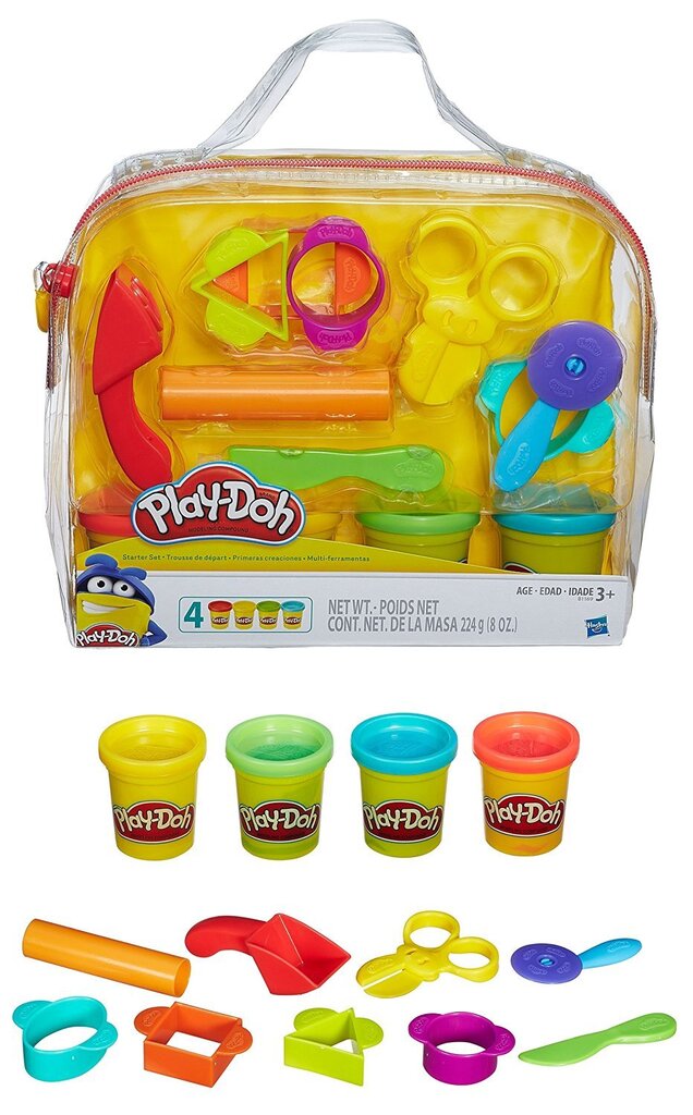 Muovailuvahasarja Play-Doh Rainbow Starter Pack A7923EU6 hinta ja tiedot | Taide- ja askartelutarvikkeet | hobbyhall.fi