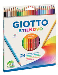 Värikynät Fila Giotto Stilnovo, 24 väriä hinta ja tiedot | Taide- ja askartelutarvikkeet | hobbyhall.fi