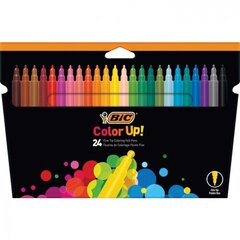 Tussikynät Bic Felt Pens Color Up, 24 värin sarja 499317 hinta ja tiedot | Taide- ja askartelutarvikkeet | hobbyhall.fi