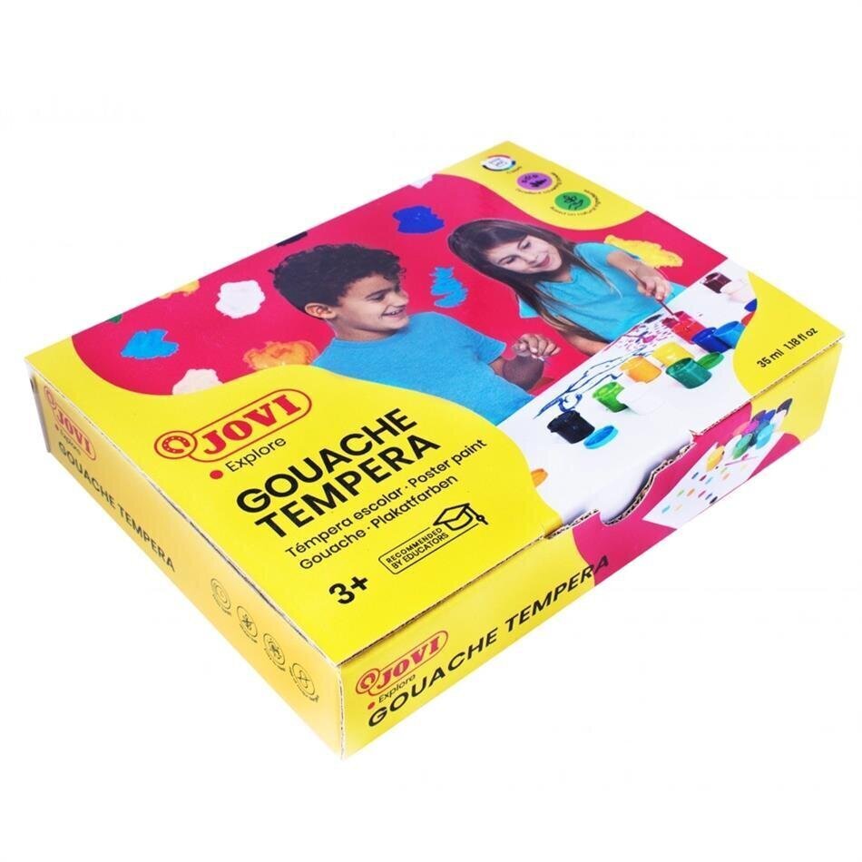 Guassi Jovi Tempera, 35 ml, 12 kpl. hinta ja tiedot | Taide- ja askartelutarvikkeet | hobbyhall.fi