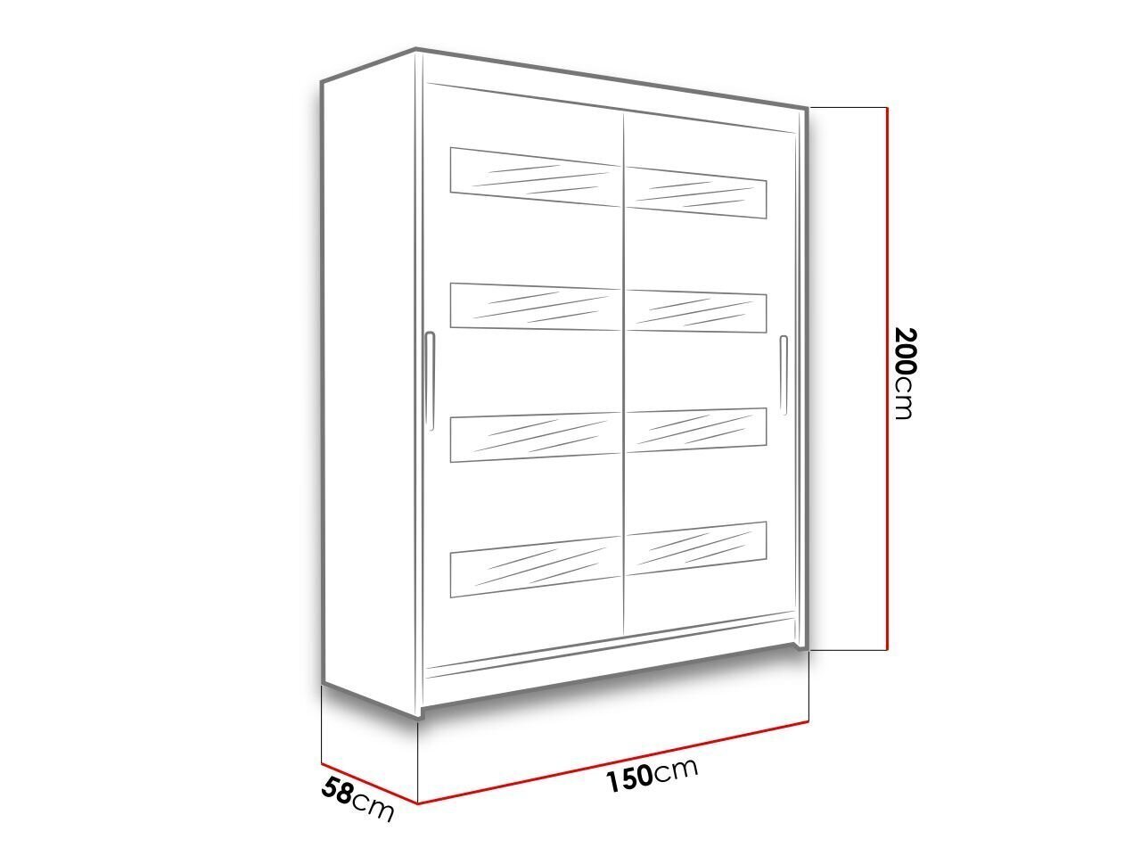 Liukuovikaappi Westa XIII hinta ja tiedot | Kaapit | hobbyhall.fi