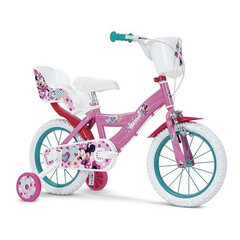 Lasten pyörä Toimsa Minnie Huffy, 14", pinkki hinta ja tiedot | Polkupyörät | hobbyhall.fi