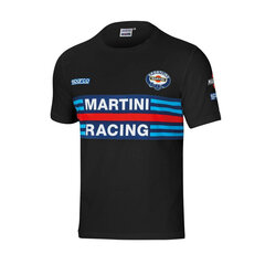 Miesten T-paita Sparco Martini Racing, musta hinta ja tiedot | Miesten T-paidat | hobbyhall.fi