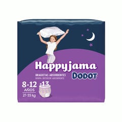 Kertakäyttövaipat Dodot Happyjama 8 (27-55kg), 13 kpl hinta ja tiedot | Vaipat | hobbyhall.fi