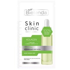 Bielenda Skin Clinic Professional Kollageeni Kasvonaamio, 8g hinta ja tiedot | Kasvonaamiot ja silmänalusaamiot | hobbyhall.fi