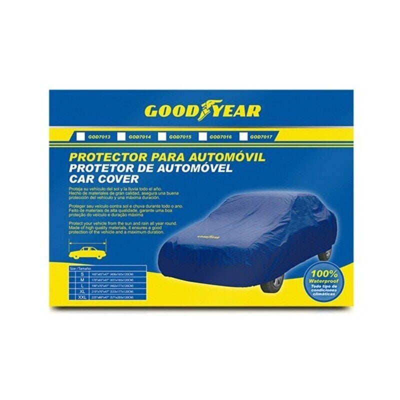 Auton kansi Goodyear GOD7016, koko S, sininen hinta ja tiedot | Lisätarvikkeet autoiluun | hobbyhall.fi