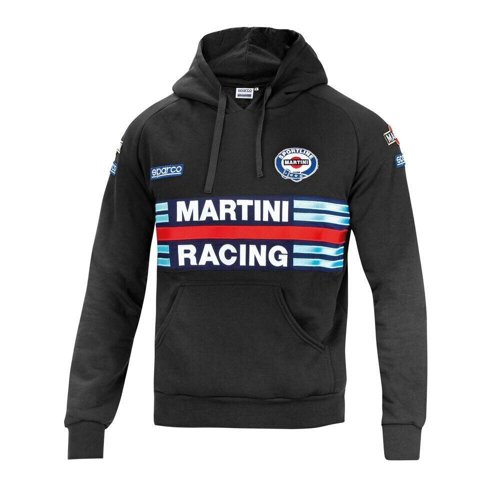 Miesten neulepaita Sparco Martini Racing S3721349, musta hinta ja tiedot | Miesten urheiluvaatteet | hobbyhall.fi