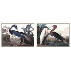 Kuva DKD Home Decor Bird, 83 x 4,5 x 123 cm, 2 kpl. hinta ja tiedot | Taulut | hobbyhall.fi