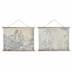 Maalaus DKD Home Decor 100 x 2 x 75 cm Trooppinen (2 osaa) hinta ja tiedot | Taulut | hobbyhall.fi