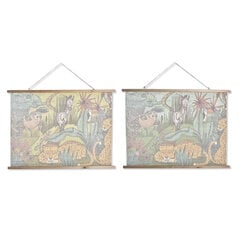 Picture DKD Home Decor -eläimet, 100 x 2 x 75 cm, 2 kpl. hinta ja tiedot | Taulut | hobbyhall.fi