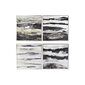 Picture DKD Home Decor Abstract, 79 x 2,5 x 79 cm, 4 kpl. hinta ja tiedot | Taulut | hobbyhall.fi