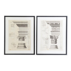 Picture DKD Home Decor, 60 x 3 x 76 cm, 2 kpl. hinta ja tiedot | Taulut | hobbyhall.fi