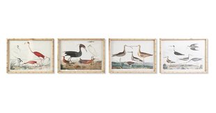 Kuva DKD Home Decor Birds, 60 x 2,8 x 45 cm, 4 kpl. hinta ja tiedot | Taulut | hobbyhall.fi