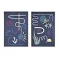 Dkd home decor koristemaalaus, 83 x 4,5 x 123 cm, 2 kpl. hinta ja tiedot | Taulut | hobbyhall.fi