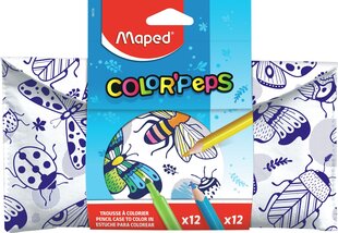 Kynä- ja huopakynäsarja Penale Maped ColorPeps, 24 kpl. hinta ja tiedot | Taide- ja askartelutarvikkeet | hobbyhall.fi