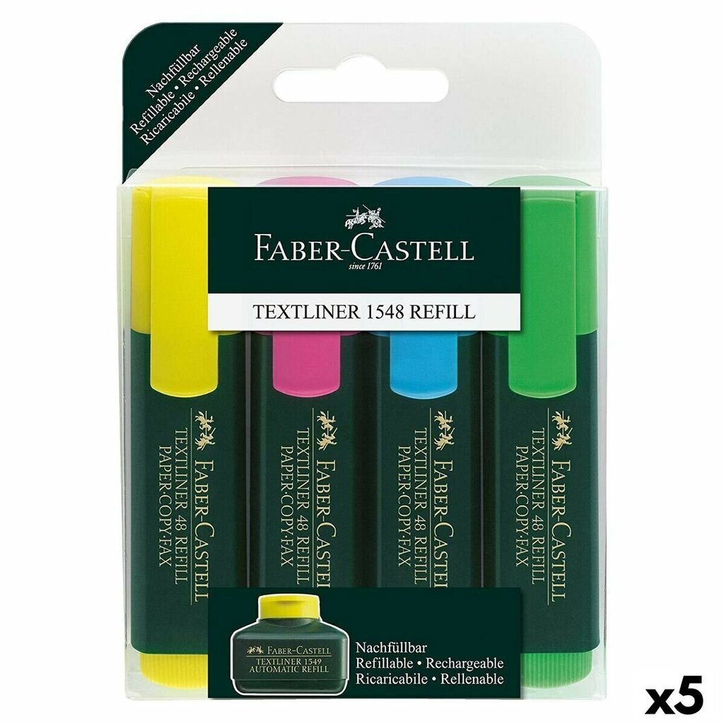 Tussisarja Faber-Castell, 5 kpl hinta ja tiedot | Taide- ja askartelutarvikkeet | hobbyhall.fi