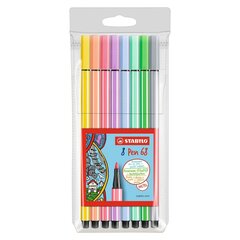 Marker Stabilo Pen 68, 8 kpl. hinta ja tiedot | Toimistotarvikkeet | hobbyhall.fi