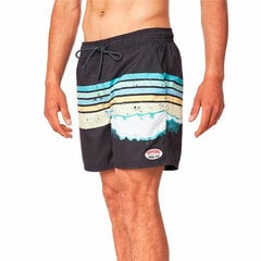 Rip Curl -kehystetyt volleysukkahousut miehille, musta S6445263 hinta ja tiedot | Miesten uimahousut ja -shortsit | hobbyhall.fi