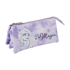 Koululaukku Frozen Be Magic, lila (11,5 x 2 x 22,5 cm) hinta ja tiedot | Toimistotarvikkeet | hobbyhall.fi