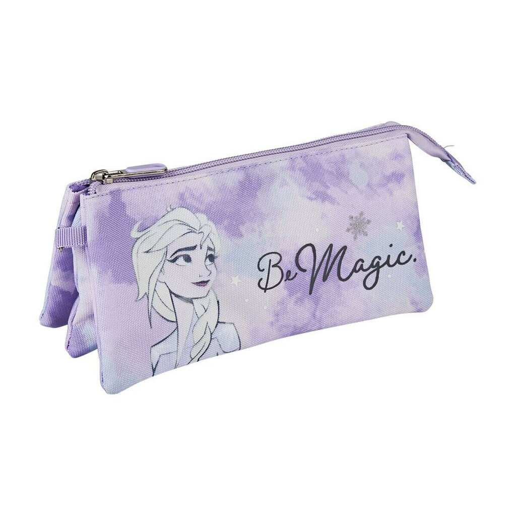 Koululaukku Frozen Be Magic, lila (11,5 x 2 x 22,5 cm) hinta ja tiedot | Toimistotarvikkeet | hobbyhall.fi